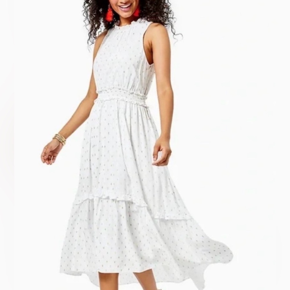 Lilly Pulitzer Chaya Midi Dress. NWT Womenโs Size Small